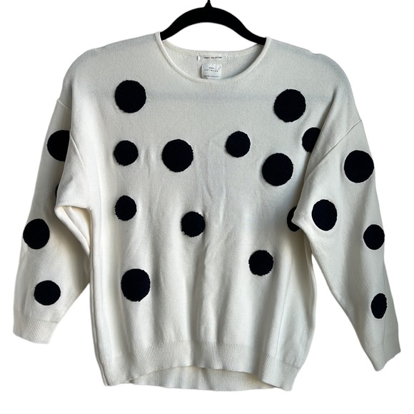 Zara Girls Knitwear Summer Collection Polka Dot Sweater - Picture 1 of 11